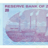 20 долларов Зимбабве 2009 года р95