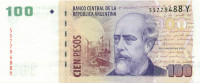 100 песо Аргентины 2003 года р357(5)