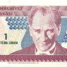 1 лира Турции 2005 года р216