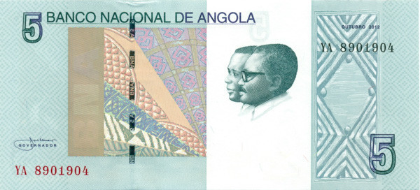 5 кванз Анголы 2012 года pnew