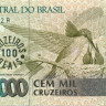 100 крузейро-реалов Бразилии 1993 года р238
