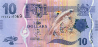 10 долларов Фиджи 2012 года p116a
