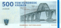 500 крон Дании 2012 года р68d(3)