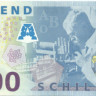 1000 шиллингов Австрии 1997 года р155