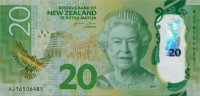 20 долларов Новой Зеландии 2016 года p193