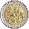 2 евро, 2018 г. Сан-Марино 500 лет со дня рождения Тинторетто
