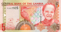 5 даласи Гамбии 2006-14 годов р25(3)
