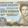 20 фунтов Фолклендских островов 1984 года р15а