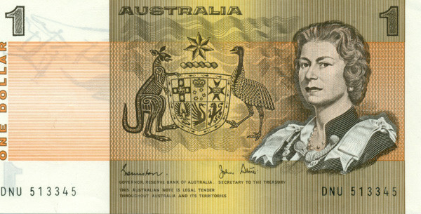 1 доллар Австралии 1974-1983 годов р42d