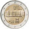 2 евро 2021 г. Мальта Доисторические места Мальты - Таршиенский храмовый комплекс