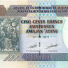 500 франков Бурунди 2011 года р45b