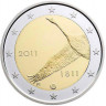 2 евро, 2011 г. Финляндия (200 лет Банку Финляндии)