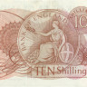 10 шиллингов Великобритании 1966-1970 годов p373c