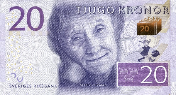 20 крон Швеции 2015-2024 года Р-69