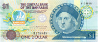 1 доллар Багамских островов 1974-1992 года p50