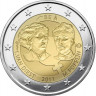 2 евро, 2011 г. Бельгия (100 лет Международному женскому дню)