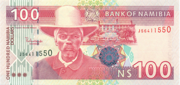 100 долларов Намибии р9
