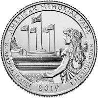 25 центов, Северные Марианские острова 1 апреля 2019