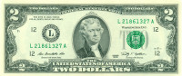 2 доллара США 2009 года р 530a