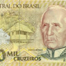 1000 крузейро Бразилии 1990-1991 года p231a