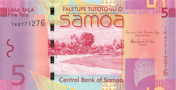5 тала Самоа 2008-2017 года p38