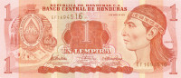 1 лемпира Гондураса 2010 года p89b