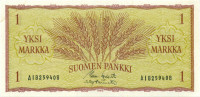 1 марка Финляндии 1963 года p98a(33)