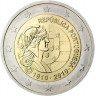2 евро, 2010 г. Португалия (100 лет Португальской Республике)