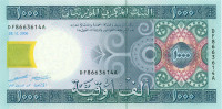 1000 угия Мавритании 28.11.2006 года р13b