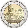 2 евро, 2018 г. Люксембург 150-летие Конституции Люксембурга