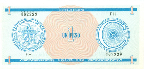 1 песо Кубы 1985 года pfx11