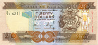 20 долларов Соломоновых островов 2011 года р28(2)