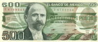 50 песо Мексики 1984 года p79b