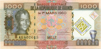 1000 франков Гвинеи 2010 года p43а
