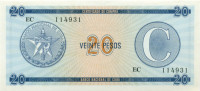 20 песо Кубы 1985 года pfx23