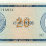 20 песо Кубы 1985 года pfx23