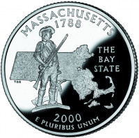 25 центов,   Массачусетс, 3 января 2000
