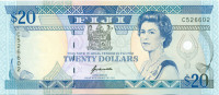 20 долларов Фиджи 1992 года р95а