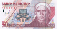 50 песо Мексики 2000 года р112(4)