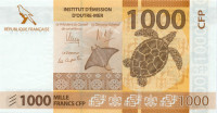1000 франков Французских заморских территорий 2014 года p6