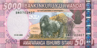 5000 франков Руанды 2009 года p37