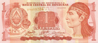 1 лемпира Гондураса 2006 года р84е