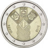 2 евро, 2018 г. Эстония 100-летие независимости Балтийских стран
