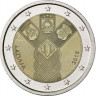 2 евро, 2018 г. Латвия 100-летие независимости Балтийских стран