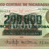 200.000 кордоба Никарагуа 1985 (1990) года р162