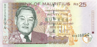 25 рупий Маврикия 1999-2009 года р49