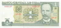 1 песо Кубы 2006-2017 года р128