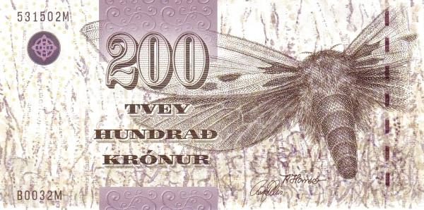 200 крон Фарерских островов 2003 года. Р-26