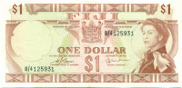 1 доллар Фиджи 1974 года р71в