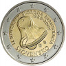 2 евро, 2009 г. Словакия (20 лет с начала Бархатной Революции)